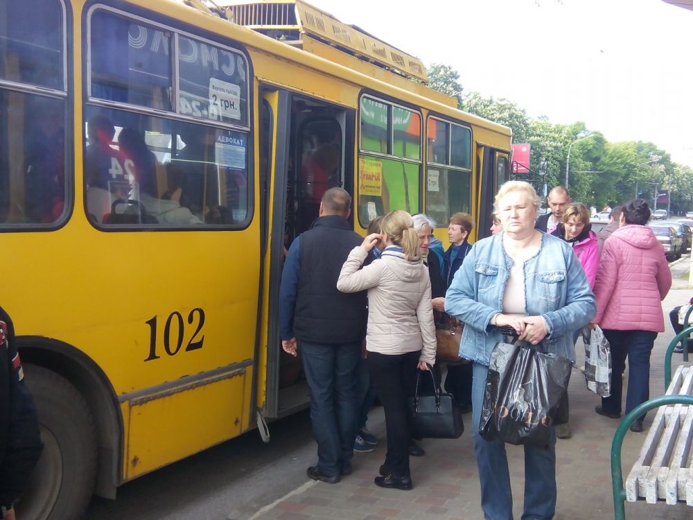 У Полтаві бойкотують маршрутчики 