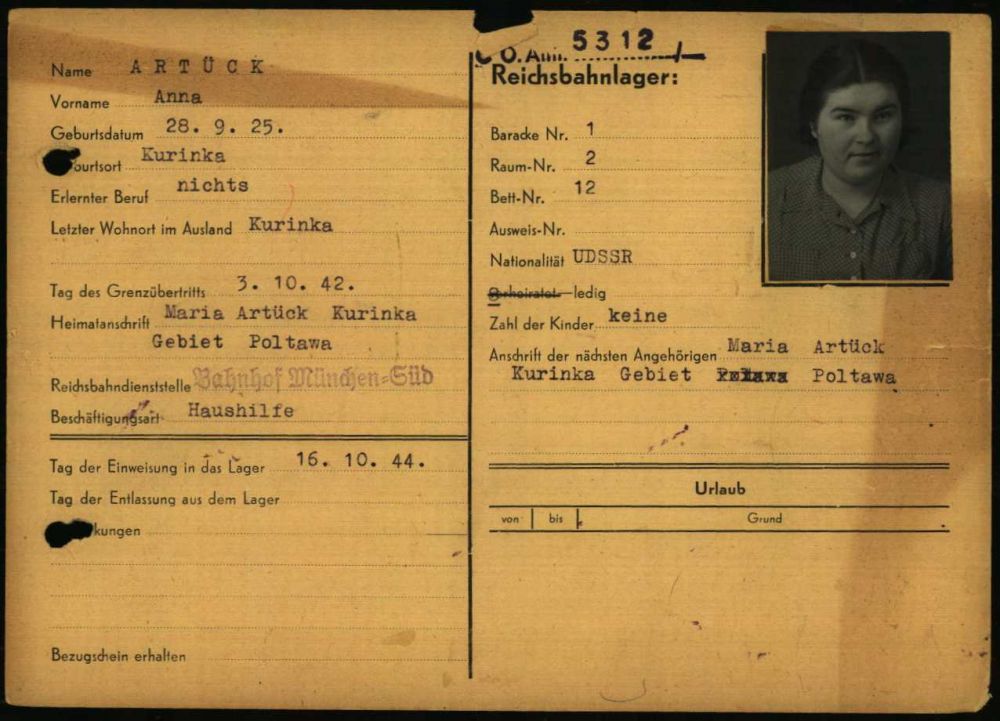 Документи Анни Артюх