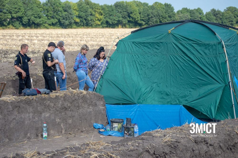 На місці розкопок