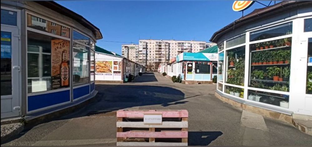 Ринок Станіславський 18 березня. Скріншот з відео користувачаPaha Ultra