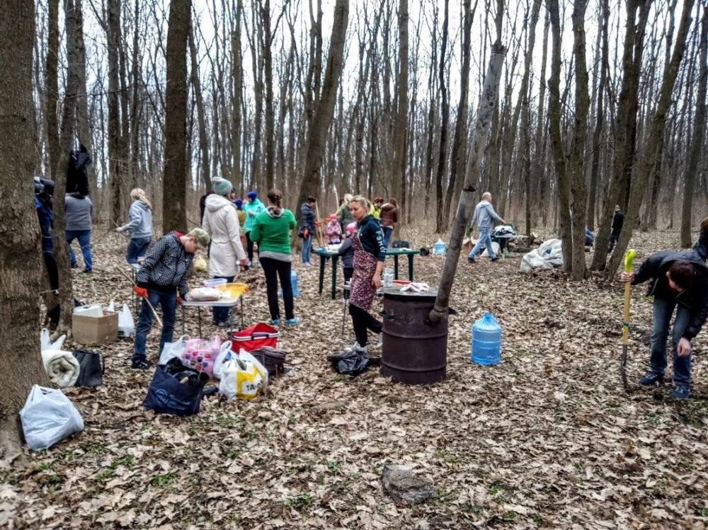 Прибирання у Гришкиному лісі
