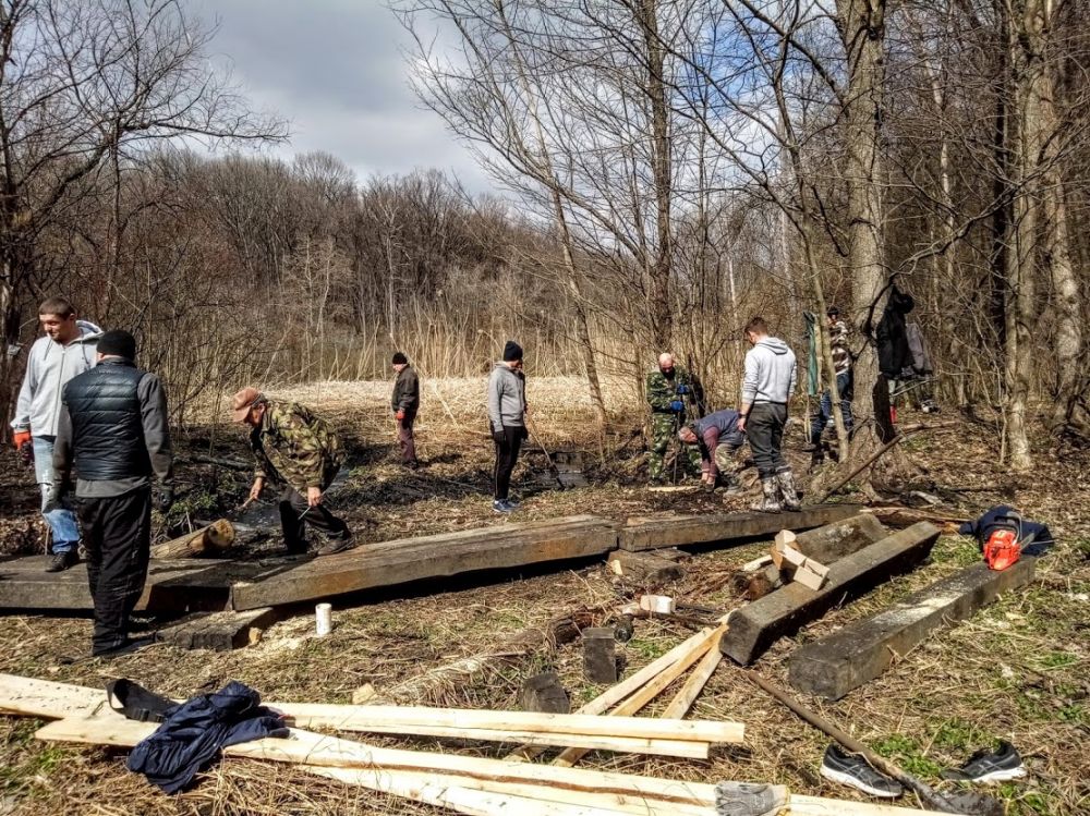 Прибирання у Гришкиному лісі