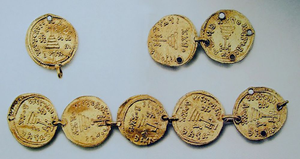 Візантійські монети-соліди, VII ст.