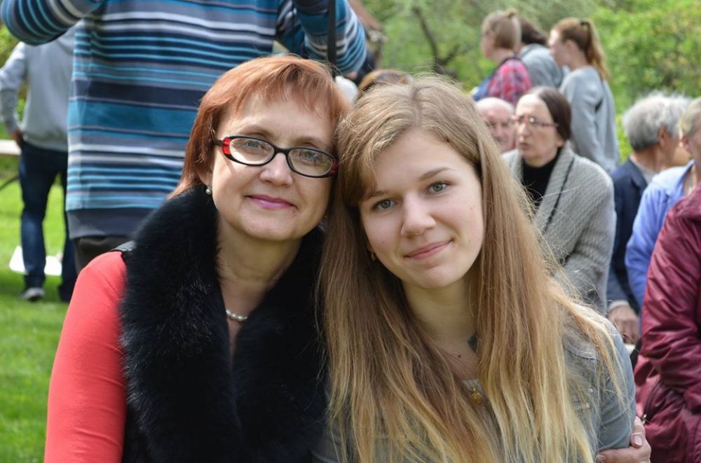 Тетяна Балагура зі своєю ученицею Юлією Грабенко