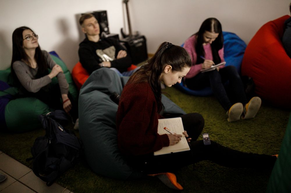 Слухачі на лекції