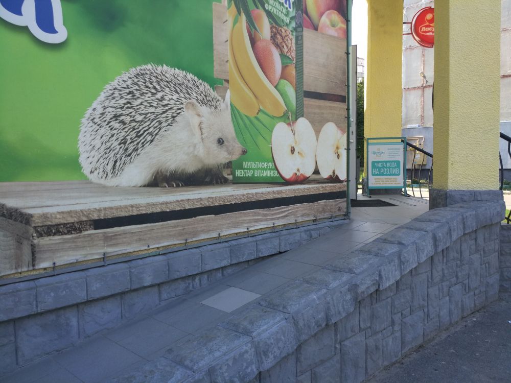 Пандус біля продуктового магазину