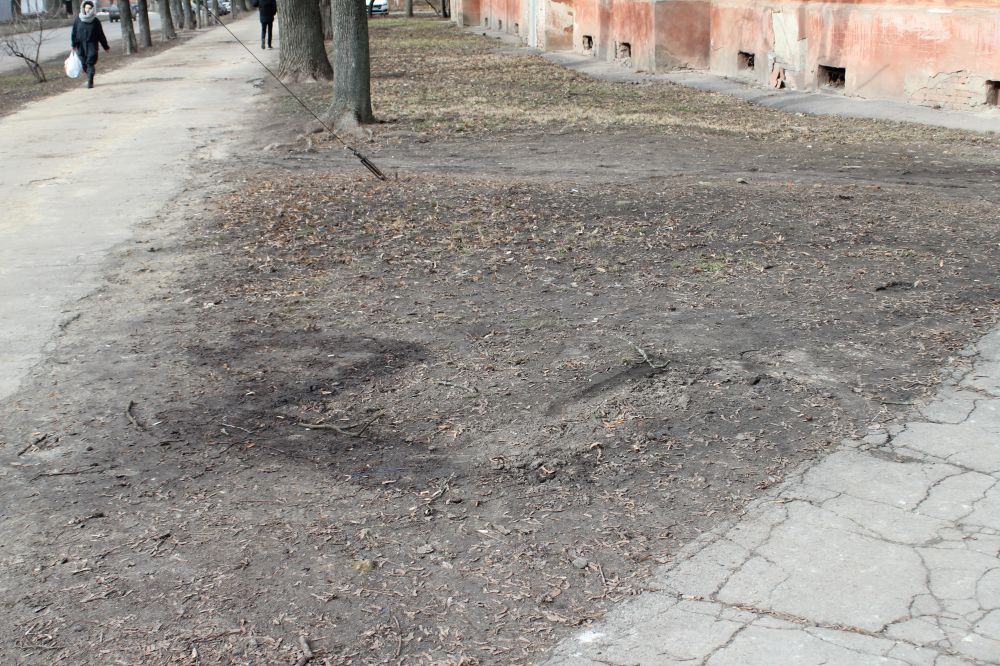 Місце на якому був розміщений МАФ