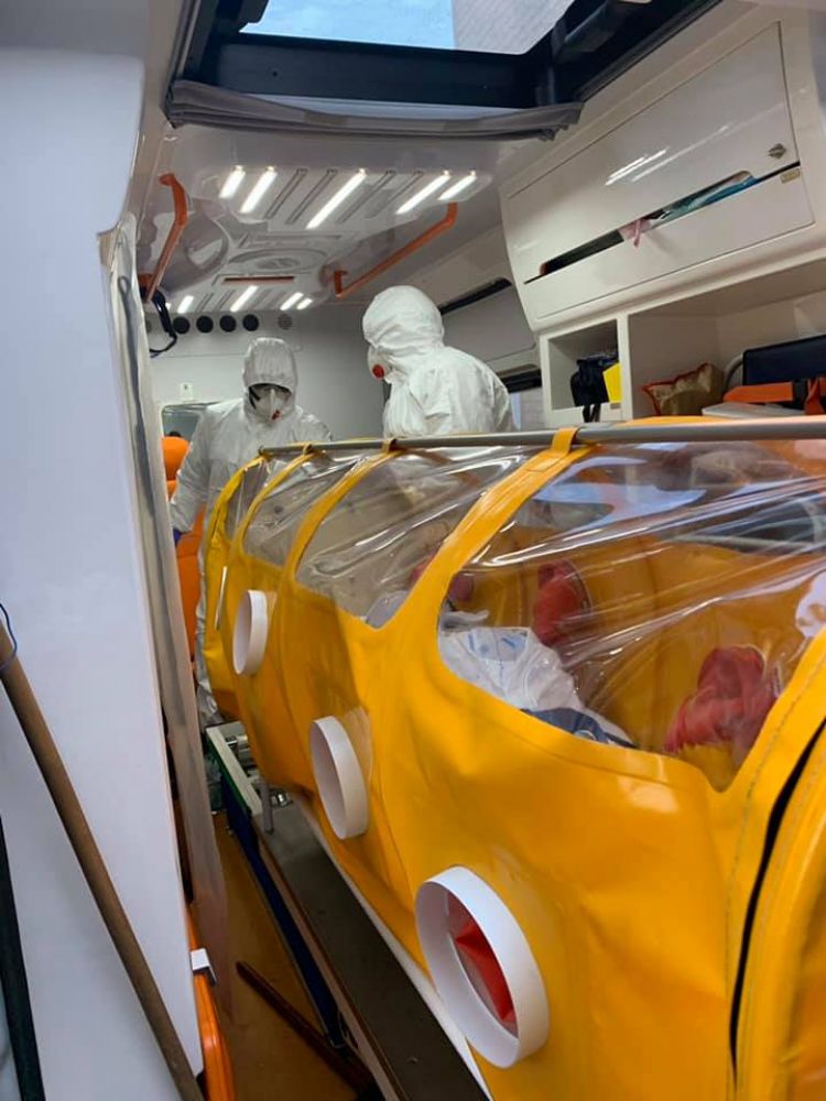 Хворого полтавця транспортували до 3-ої міської клінічної лікарні.